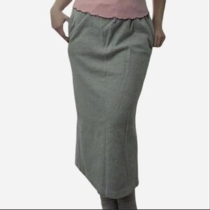 Cherokee Women's Gray Pencil Skirt